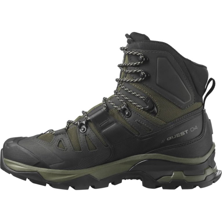 Botas Caminhada Salomon Quest 4 GTX Masculino Verde Oliva | PT C62834